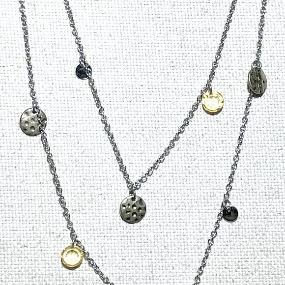 Lia Sophia Jewelry - Lia Sophia Mixed Disc/Bead Necklace
